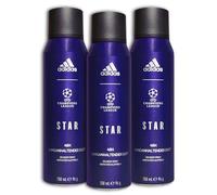 adidas UEFA Champions League Goal - Desodorante en spray (3 unidades, 150 ml, 3 unidades)