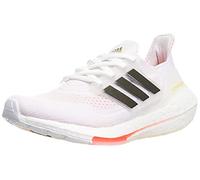 adidas Ultraboost 21 W, Zapatillas de Running Mujer, FTWBLA/NEGBÁS/Rojsol, 38 2/3 EU