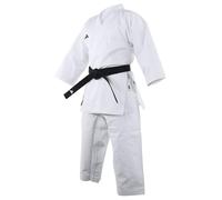 adidas Uniforme unisex WKF Club Karate Artes Marciales Student Uniform-8 oz Gi, blanco, 120 cm