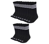 Adidas Unisex 3 Stripes Calcetines De Tenis Con Almohadilla Pack De 15 PARES