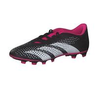 Adidas Unisex Accuracy.4 Flexible Ground Boots, Core Black/Cloud White/Team Shock Pink 2, 41 1/3 EU