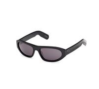 Adidas Unisex Adidas OR0139 01A Gafas de sol Acetato Negro Fumar Redonda Normal