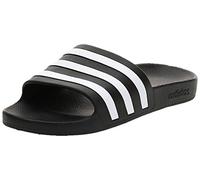 Adidas Unisex Adilette Aqua Slides Core Black / Cloud White / Core Black 8 UK 42 EU