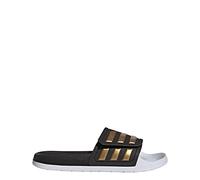 adidas Unisex Adilette TND Slide Sandal, Black/Tactile Gold Metallic/White, 9 US Men