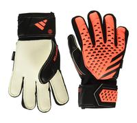 adidas Unisex-Adult Match Fingersave Predator Goalie Gloves Solar Ora