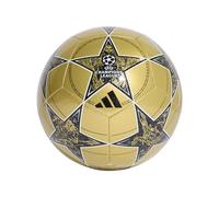 Adidas Unisex-Adult UEFA Champions League Club Soccer Ball, Gold Metallic/Black/White, 5
