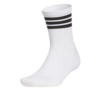 adidas Unisex adulto 3-STRIPE HALF CREW SOCK, white/black, 34-36