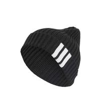 adidas Unisex Adulto 3 Stripes Beanie Hat, Black/White, L-XL