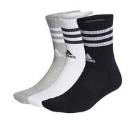 adidas 3S Cushioned Crew 3er Set Calcetines MGREYH/WHITE/BLACK/W