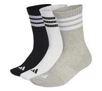Adidas Performance Calcetines deportivos ESS 3 pares 3 bandas acolchados greige/negro/blanco 37-39