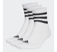 Adidas Performance Lote de 3 pares de calcetines altos. Talla L. Color Blanco
