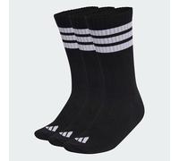adidas Unisex adulto 3Stripes Cushioned Sportswear Crew Socks 3 Pair Pack, black/white/white, 40-42