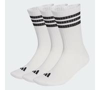 adidas Unisex adulto 3STRIPES CUSHIONED SPORTSWEAR CREW SOCKS 3 PAIR PACK, white/black/black, 37-40