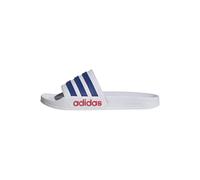 adidas Unisex adulto Adilette Shower Slides, ftwr white/team royal blue/pure ruby, 40.5 EU