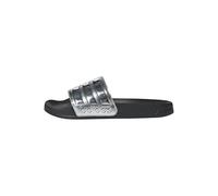 adidas Unisex adulto Adilette Shower Slides Sandal, Core Black/Silver Met./Silver Met., 38 EU