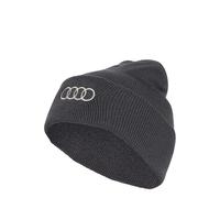 adidas Unisex Adulto Audi Revolut F1 Team Beanie Hat, Utility Black/hi-Res Red, M-L
