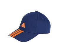 adidas Unisex - Adulto BBALL 3S Cap New Logo, Dark Blue/Pure Orange, S-M