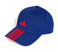 adidas Unisex - Adulto BBALL 3S Cap New Logo, Mystery Ink/Pure Ruby, S-M