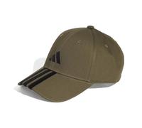 adidas Unisex Adulto BBALL 3S Cap New Logo, Olive strata/Black, S