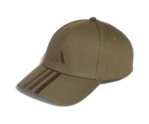 adidas Unisex - Adulto BBALL 3S Cap New Logo, Olive strata/Olive strata, M-L