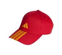 adidas Unisex - Adulto BBALL 3S Cap New Logo, Team Power Red 2/Crew Yellow, XXS-XS
