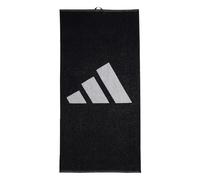 adidas Unisex Adulto Brand Stripes Towel, Black/White, S