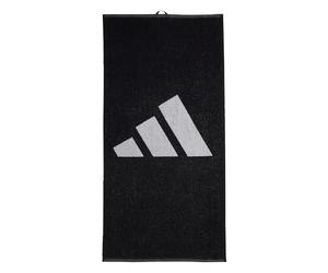 adidas Unisex Adulto Brand Stripes Towel, Black/White, S