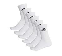 adidas Unisex Adulto Calcetines, Top: White/White/White/White Bottom: White/White, L