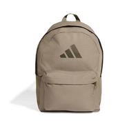 adidas Unisex adulto Classic 3Bars Backpack, Khaki Six/blanch brown, One Size