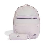 adidas Unisex adulto Classic Horizontal 3-Stripes Backpack, almost pink/shadow violet, One size