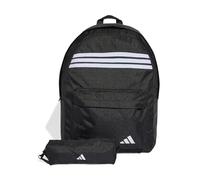 adidas Unisex adulto CLASSIC UNISEX 3 STRIPES HORIZONTAL, Black/White/White, One size