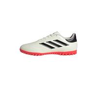 adidas Copa Pure II Club Turf Boots, Botas de fútbol Unisex Adulto, Ivory/Core Black/Solar Red, 46 EU