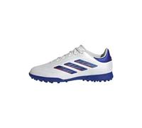 adidas Unisex Adulto Copa Pure II League Football Boots Turf, Cloud White/Lucid Blue/Solar Red, 44 2/3 EU