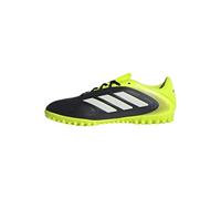 adidas Copa Pure III Club Turf Football Boots, Botas de fútbol Unisex Adulto, Core Black/FTWR White/Lucid Lemon, 46 2/3 EU