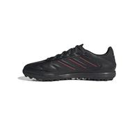 adidas Copa Pure III League Turf Football Boots, Botas de fútbol Unisex Adulto, Core Black/Carbon/Lucid Red, 40 EU