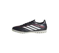 adidas Unisex Adulto Copa Pure IV Club Turf Football Shoes, Core Black/FTWR White/Lucid Red, 40 2/3 EU