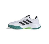 adidas Court Spec 2 Tennis Shoes, Zapatillas de Tenis Unisex Adulto, FTWR White/Core Black/Pure Teal, 46 2/3 EU