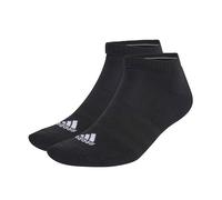 adidas Unisex adulto Cushioned Low-Cut Socks 3 Pairs, Black / White, 6.5-8