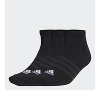 adidas Unisex adulto Cushioned Low-Cut Socks 3 Pairs, Black / White, 6.5-8