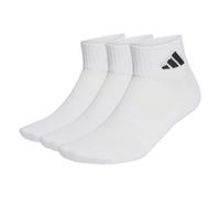 adidas Unisex adulto CUSHIONED SPORTSWEAR ANKLE SOCKS 3 PAIR PACK, white/white/black, 42-45