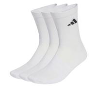 adidas Unisex adulto CUSHIONED SPORTSWEAR CREW SOCKS 3 PAIR PACK, white/white/black, 37-40