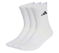 adidas Unisex adulto CUSHIONED SPORTSWEAR CREW SOCKS 3 PAIR PACK, white/white/black, 48-51