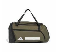 adidas Unisex Adulto Essentials 3-Stripes Duffel Bag, Olive strata/White, S