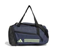 adidas Unisex Adulto Essentials 3-Stripes Duffel Bag, Shadow Navy/Green Spark, XS