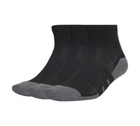 adidas Unisex adulto Essentials Climacool Quarter 3Pp Socks, Black/Grey Six, 37-40