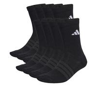 adidas Unisex - Adulto ESSENTIALS CUSHIONED CREW SOCK 10PP, black/white, 5-6 Years