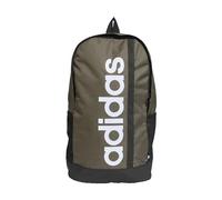 adidas Unisex adulto Essentials Linear Backpack, Olive Strata/Black/White, One size