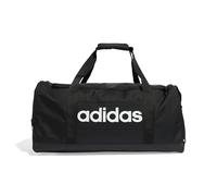adidas Unisex Adulto Essentials Linear Duffel Bag, Black/Black/White, M