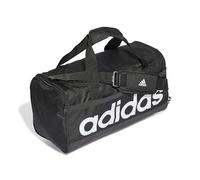 adidas Unisex - Adulto Essentials Linear Duffel Bag, Black/White, M