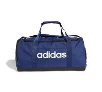 adidas Unisex Adulto Essentials Linear Duffel Bag, Dark Blue/White, M